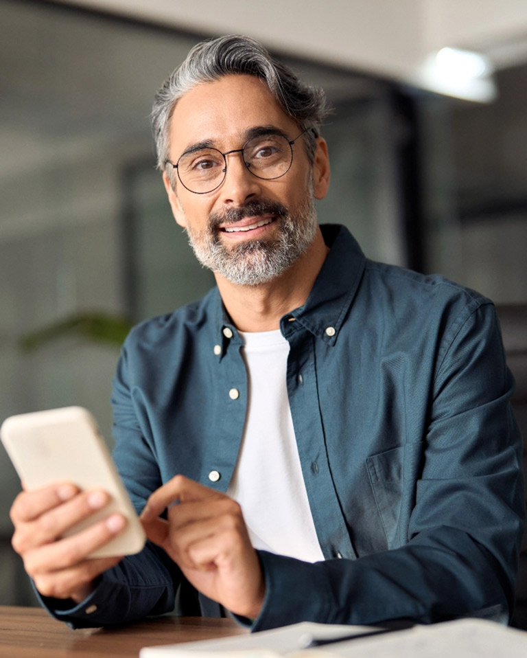 Business owner discussing financial planning